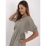 RUE PARIS Dress-217-SK-25663.03-khaki | shoptok.hr