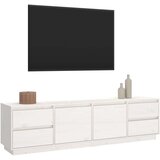 TV ormarić bijeli 176 x 37 x 47 5 cm od masivne borovine | shoptok.hr