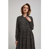 Marisse Black Shirt Dress With A Flared Bottom | shoptok.hr