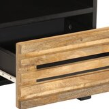  Noćni ormarići 2 kom 40x34x46 cm od masivnog grubog drva manga | shoptok.hr