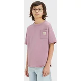 Levi's Otroška kratka majica bordo barva