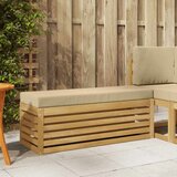 Zunanji stolček klop Bela 115 x 43 x 45 cm Masiven les akacije, (5000269457) | Shoptok.si