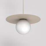  Luster na sajli FLAT 1xE27/15W/230V bež | Eponuda.com