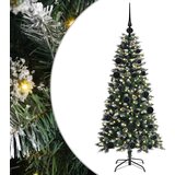vidaXL Umestno božično drevo med 150 LED Zelena 55 x 55 x 120 cm, (5000067789) | Shoptok.si