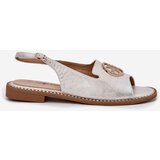 S. BARSKI Womens Sandals On A Flat Heel With Decoration S.Barski | ePonuda.com