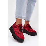 VINCEZA Suede Insulated Women's Sneakers On a Thick Platform | shoptok.hr