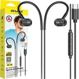 Awei STEREO SLUŠALKE TC-6 USB-C ZA TELEFON SLUŠALKE ČRNE, (21968843) | Shoptok.si