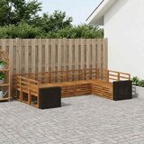 Sekcijska garnitura 9 pcs Prirodna Čvrsto drvo akacije | Eponuda.ba
