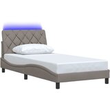  Okvir kreveta s LED-om bez madraca 100 x 200 cm od tkanine | shoptok.hr