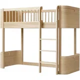 krevet na kat mini+ low loft bed 60x160 oak
