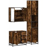  3-dijelni set kupaonskog namještaja boja hrasta drveni | shoptok.hr