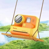 hoco. Otroška kamera s tiskalnikom, 2" IPS LCD, 720p, microSD – DV200 Yellow | Shoptok.si