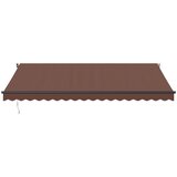 Tenda na ručno uvlačenje smeđa 450 x 350 cm | Eponuda.com