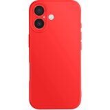 AVIZAR Ovitek za iPhone 17 iz mehkega silikona z ojačitvijo bloka kamere, Rdeča, (5000189784) | Shoptok.si