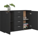  Komoda siva 120 x 35,5 x 75 cm od konstruiranog drva | shoptok.hr