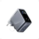 Prime 160W GaN zidni brzi punjač, 3-porta (3x USB-C) srebrni
