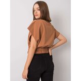 FANCY Sweatshirt-FA-BL-7111.66P-light brown | Shoptok.si