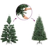  Umjetno božićno drvce sa šarkama i stalkom 210 cm | shoptok.hr