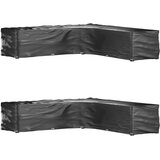  Navlake za kutnu vrtnu garnituru 2 kom s 20 ušica 300x300x70 cm | shoptok.hr