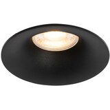 QAZQA Pametna vgradna reflektorska svetilka črna, vklj. Wifi GU10 50mm - Gijs u