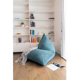 SLOWDOWN Modra vreča za sedenje iz rebrastega žameta Razzmatazz – | Shoptok.si