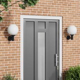  Vanjska zidna lampa 2 pcs Crna 28 x 25 x 38 cm | shoptok.hr