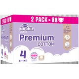 Violeta Premium cotton pelene Maxi pakovanje, veličina 4, 8-14kg, 88kom Cene