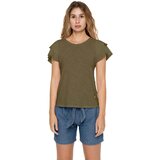 Leone 1947 Majice & Polo majice Woman T-Shirt Short Sleeves Urban Safari Kaki Cene