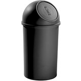 Helit Posoda za odpadke, iz umetne mase, odpiranje na pritisk, prostornina 25 l, VxØ 615 x 315 mm, črn, DE 3 kosi Cene