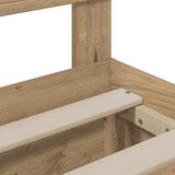  Bed Frame with Storage and Headboard Artisan Oak 180 x 200 cm | shoptok.hr