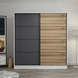 Hanah home Ormar Kale-3160, 180x190x52 cm, Antracit-smeđa | Eponuda.ba