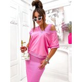 Resti Women's set with a top that reveals and a knee-length dress Cijene