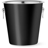 Vedro za Hlajenje Šampanjca, 3.3L, Črna, 220x190mm Cene