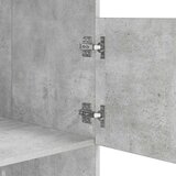  Omara za perilo s shranjevanjem Betonsko siva Konstruiran les, (5000162921) | Shoptok.si