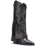 La Modeuse Škornji 73479_P173323 Črna | Shoptok.si