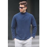 Madmext Men's Indigo Turtleneck Oversize Sweater 6114 Cene'.'