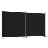 Maison Chic Paravan - Sobne pregrade 2-delni črn 348x180 cm blago, (22111883) | Shoptok.si
