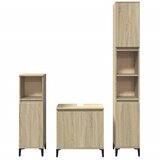  3-dijelni set kupaonskog namještaja boja hrasta sonome drveni | shoptok.hr