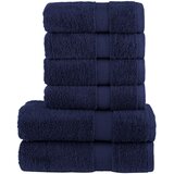  6-dijelni vrhunski set ručnika SOLUND modri 600 gsm | shoptok.hr