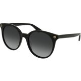 Gucci GG0091S 001 ONE SIZE (52) Črna/Siva Cene
