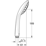 Grohe tuš ročka Euphoria 110 mono 2726500E | Shoptok.si