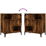  Komode 2 kom boja dimljenog hrasta 60x35x70cm konstruirano drvo | shoptok.hr