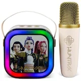 Huntrix Popsing LED brezžični karaoke zvočnik z dvema mikrofonoma krem barve za PC & mobilne telefone OTL