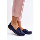 Boto Women's Navy Classic Suede Moccasins Ontala | shoptok.hr