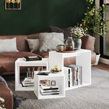  Uklapajući stolići 3 kom bijeli od iverice | Eponuda.com