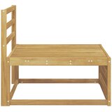  Srednja sofa za van Čvrsto drvo akacije Bijela 83 x 79 x 73 cm | shoptok.hr