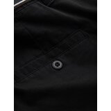 Ombre Men's chino pants with decorative waistband - black | Shoptok.si