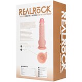 REALROCK vrtljiv vibrator - naravni videz (20,5 cm) | Shoptok.si