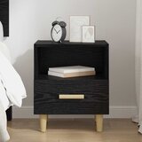  Noćni ormar Crni hrast 40 x 35 x 47 cm Konstruirano drvo | Eponuda.com