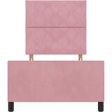  s opruga kutije Ružičasta 90 x 200 cm Baršun | shoptok.hr